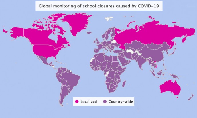 School closures worldwide